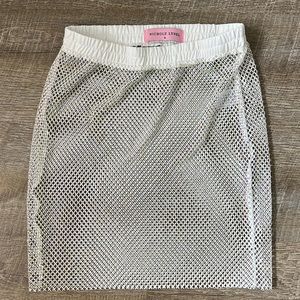 Nichole Lynel Jeweled Mini Skirt Size Small